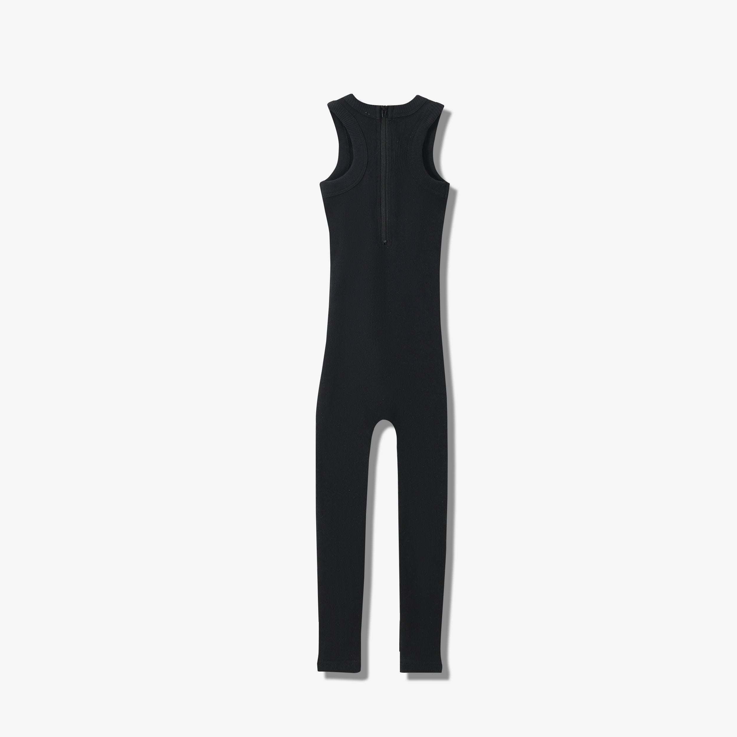 ESSENTIAL COTTON RIBBED ONESIE LONG