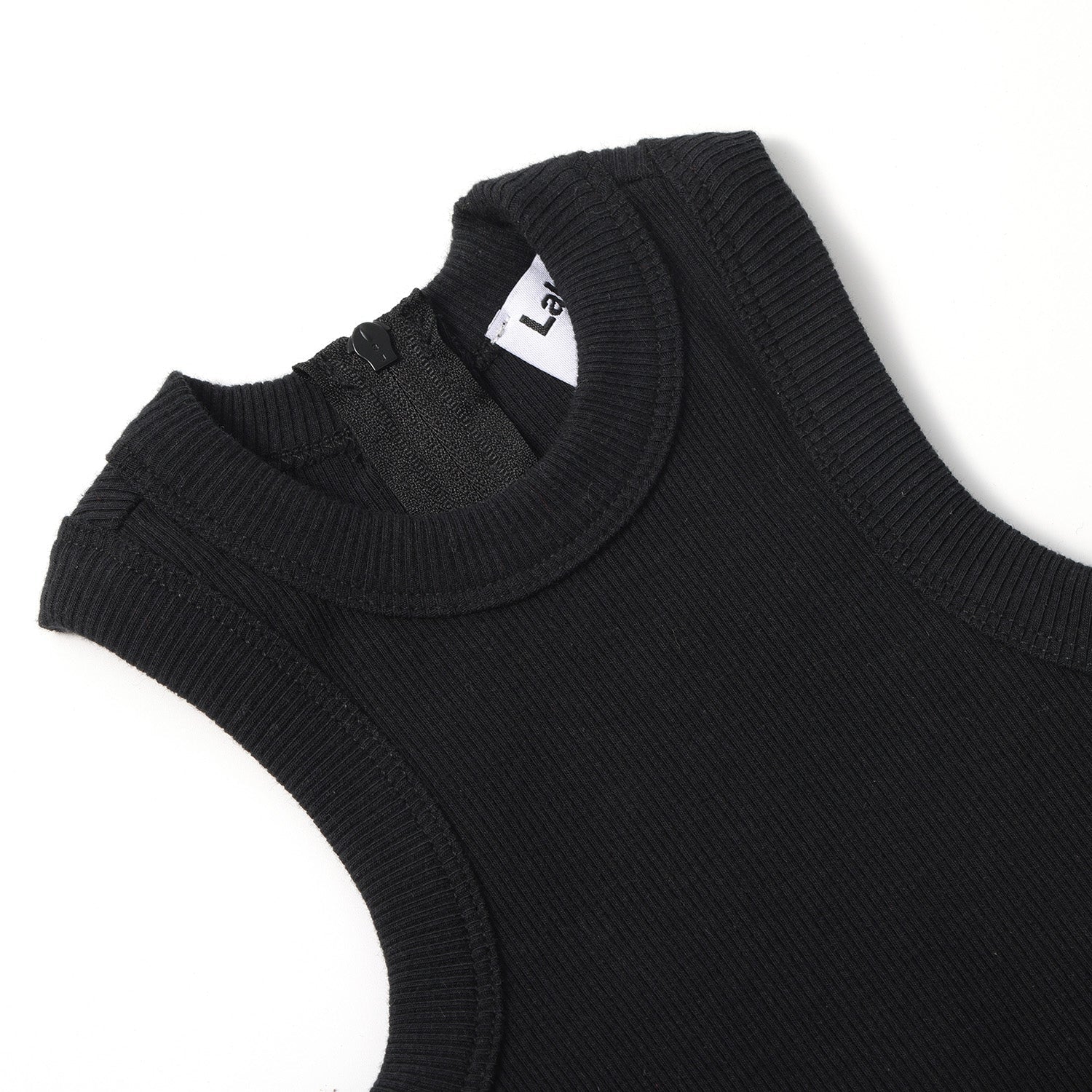 ESSENTIAL COTTON RIBBED ONESIE LONG