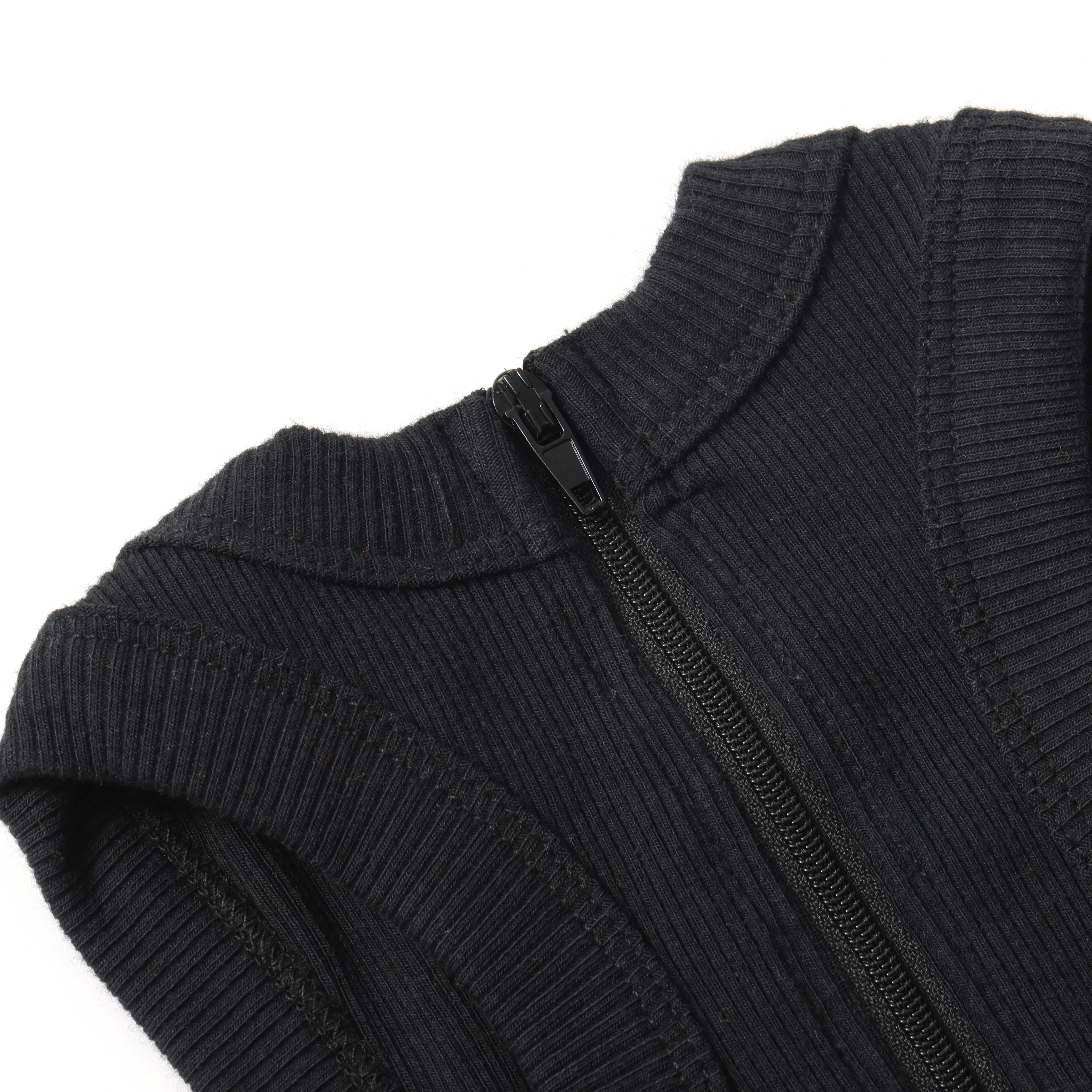 ESSENTIAL COTTON RIBBED ONESIE LONG