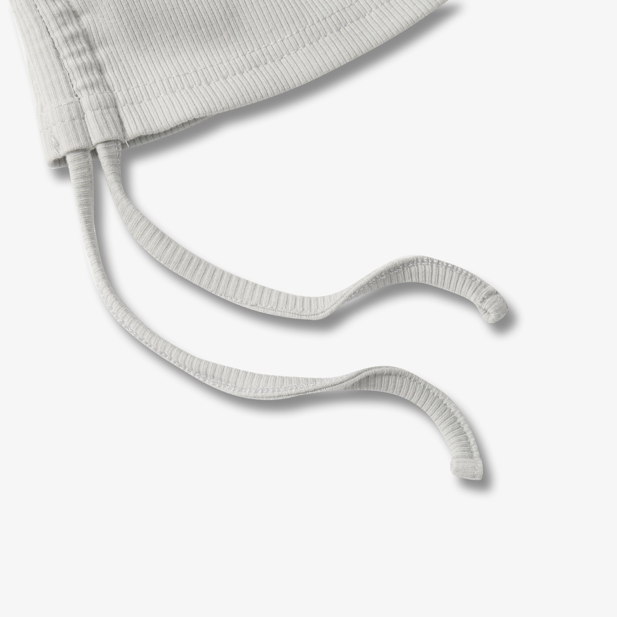 ESSENTIAL COTTON RIBBED RUCHED DRESS - SLEEVELESS