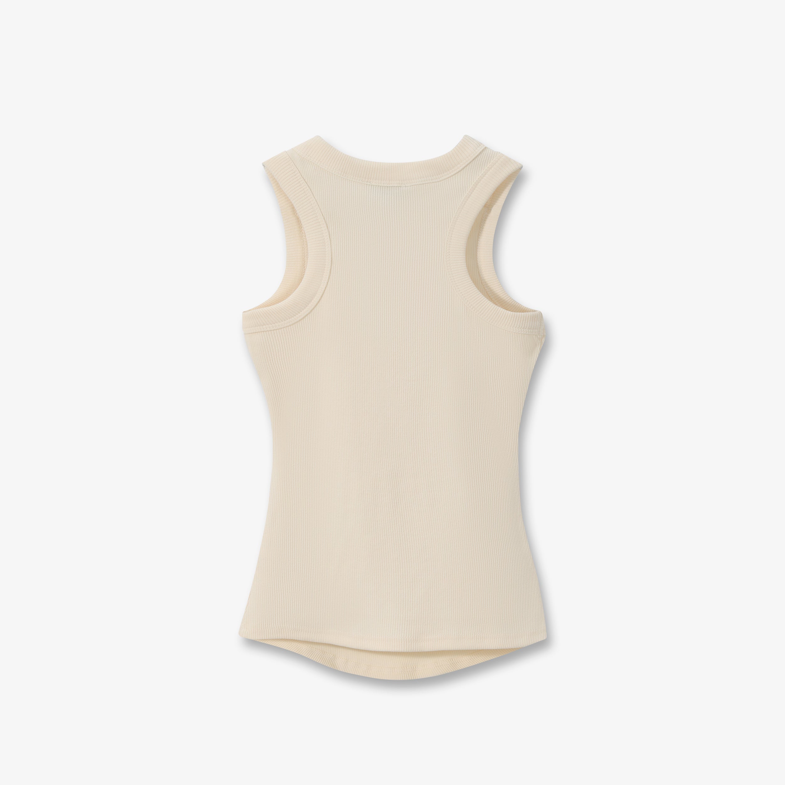 ESSENTIAL COTTON RIBBED TANK TOP