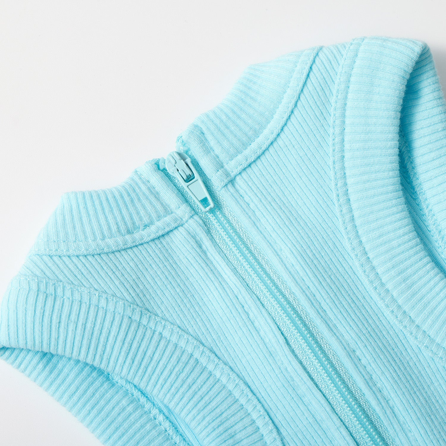 ESSENTIAL COTTON RIBBED ONESIE  LONG